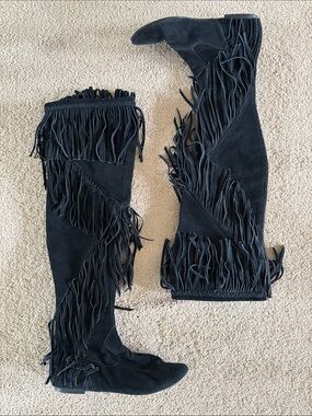 Sam Edelman Fringe Over the Knee Boots